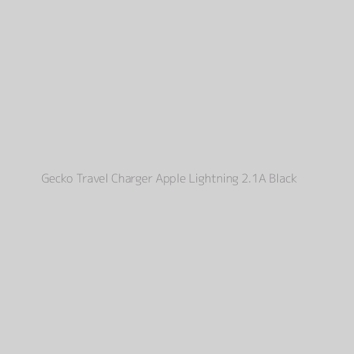 Gecko Travel Charger Apple Lightning 2.1A White
